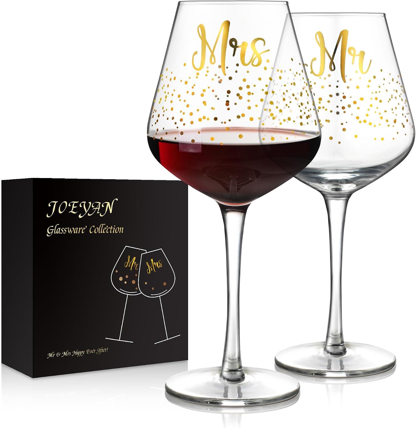 Lot de 12 verres à vin en cristal (24% PbO) soufflé , taillé à la main, artisanat de Lorraine - Label Emmaüs