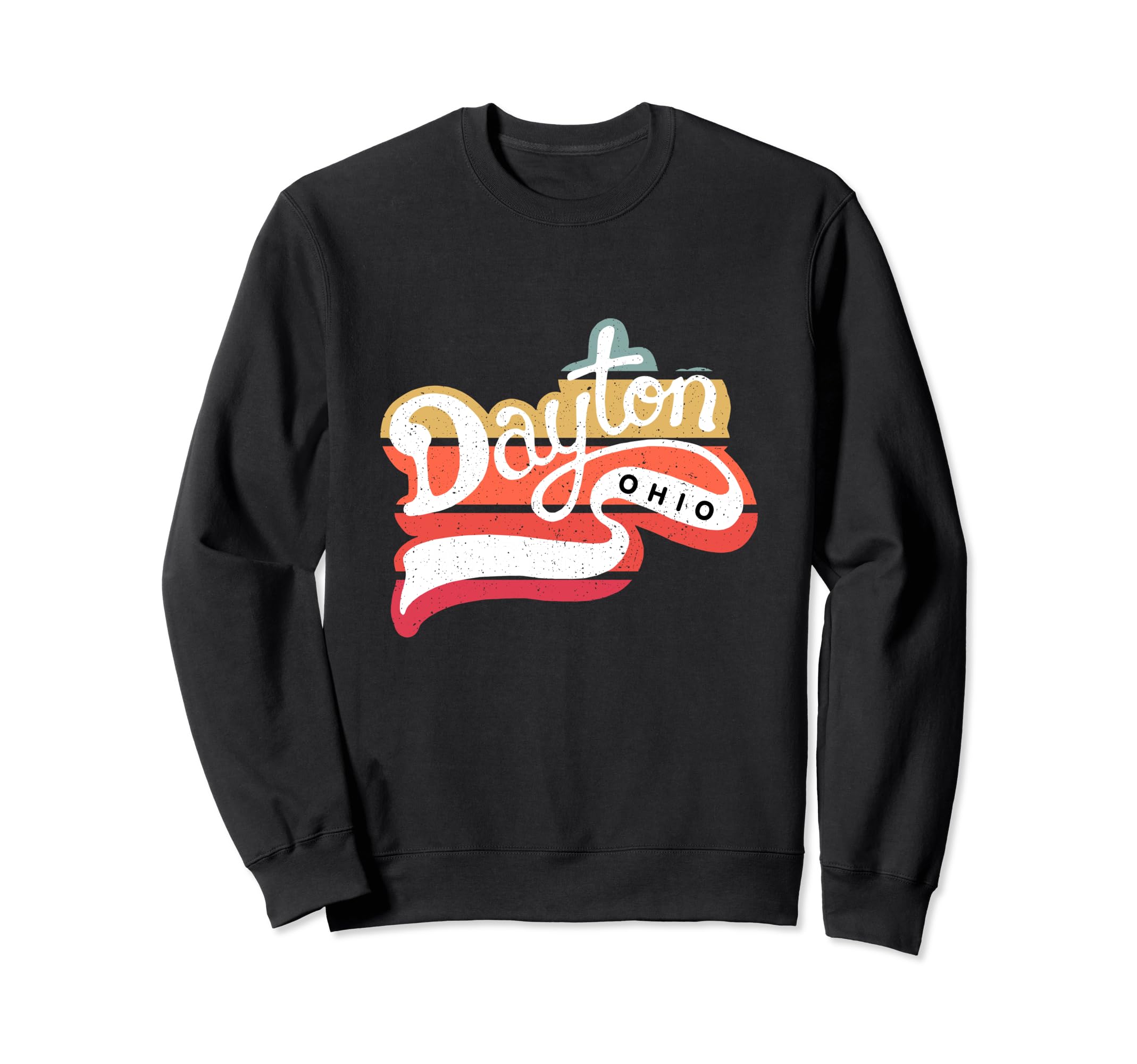 Amazon | Dayton Ohio ヴィンテージ レトロ カラフル ストライプ 70