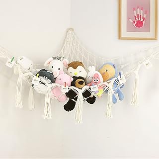 Stuffed Animal Toy Hammock Storage Holds Stuffed Animals Plushie Squishmallow Easy to Install Stuffed Animal Net or Hammock, Stuffed Animal Storage Ideas Bedroom Toy Organizer for Kids - Kid Kartel