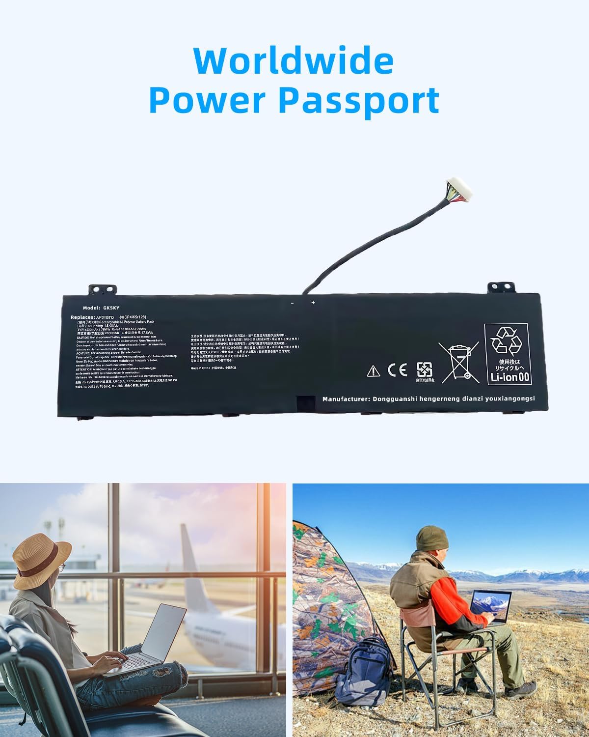 76Wh AP21B7Q Battery Replacement for Acer Predator Triton 300 SE PT314-52S-71SE PT314-52S-78NJ PHN14-51 PT14-51-78B4 PT14-51-7979 PTN16-51 PTN16-51-72K6 PTN16-51-92HJ SFX16-61G High Performance