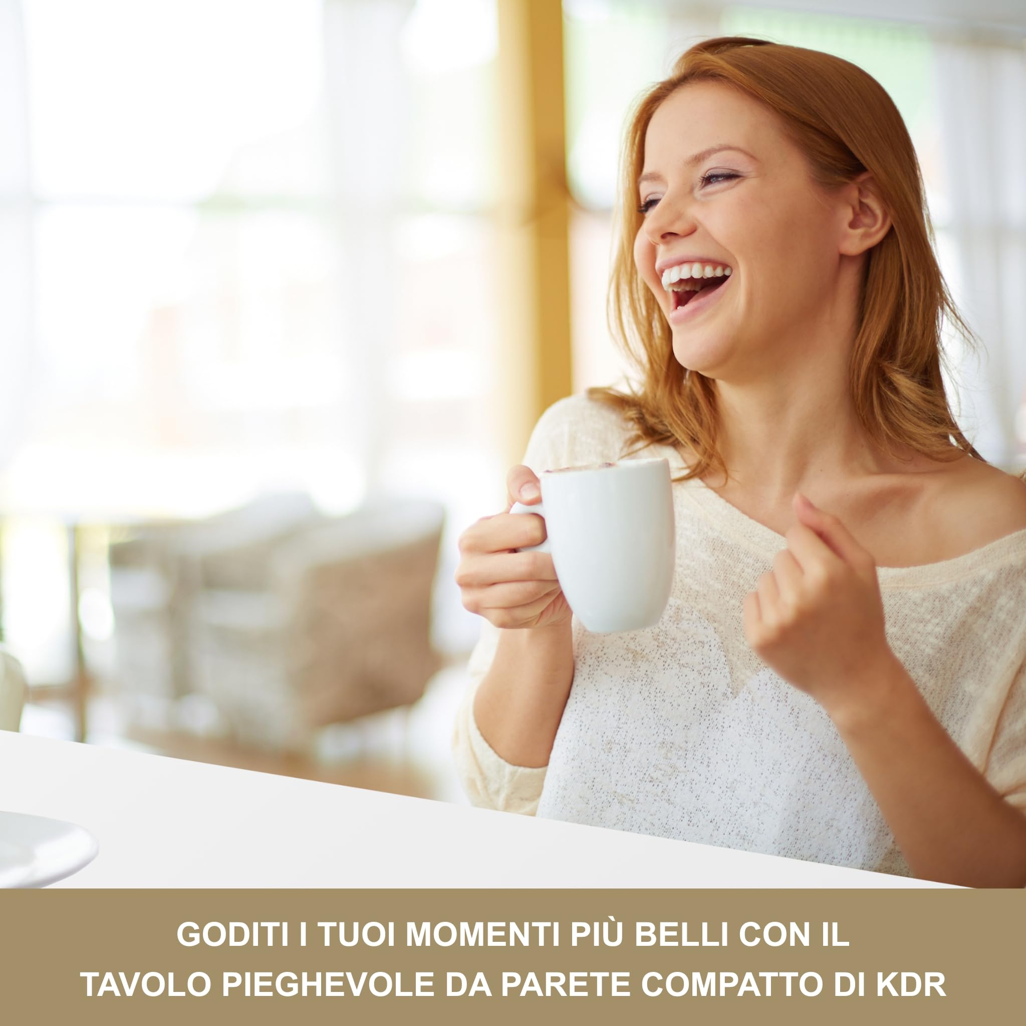 Tavolo pieghevole a parete Piano del tavolo 80x50 cm in bianco Tavolo pieghevole Tavolo da pranzo Tavolo da cucina a parete Altezza tavolo 74 cm Gamba del tavolo pieghevole