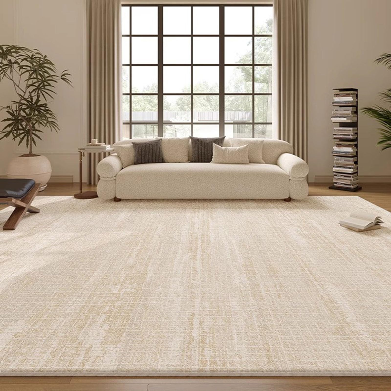 Tapis plat 140 x 200 cm cousu main antidérapant couleur E