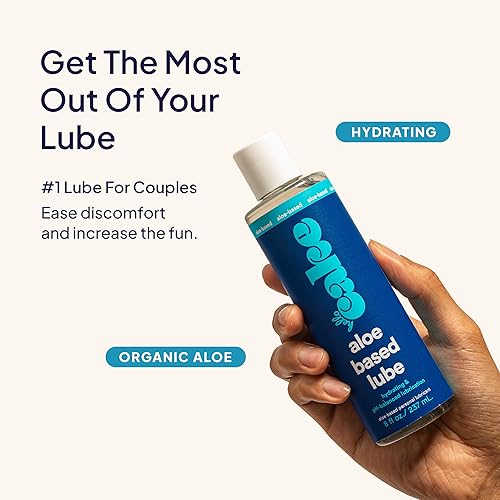 Miniatura 5 de Hello Cake Lubricante personal orgánico a base de aloe - Hidratante, hipoalergénico, pH equilibrado, no pegajoso, compatible con condones, para