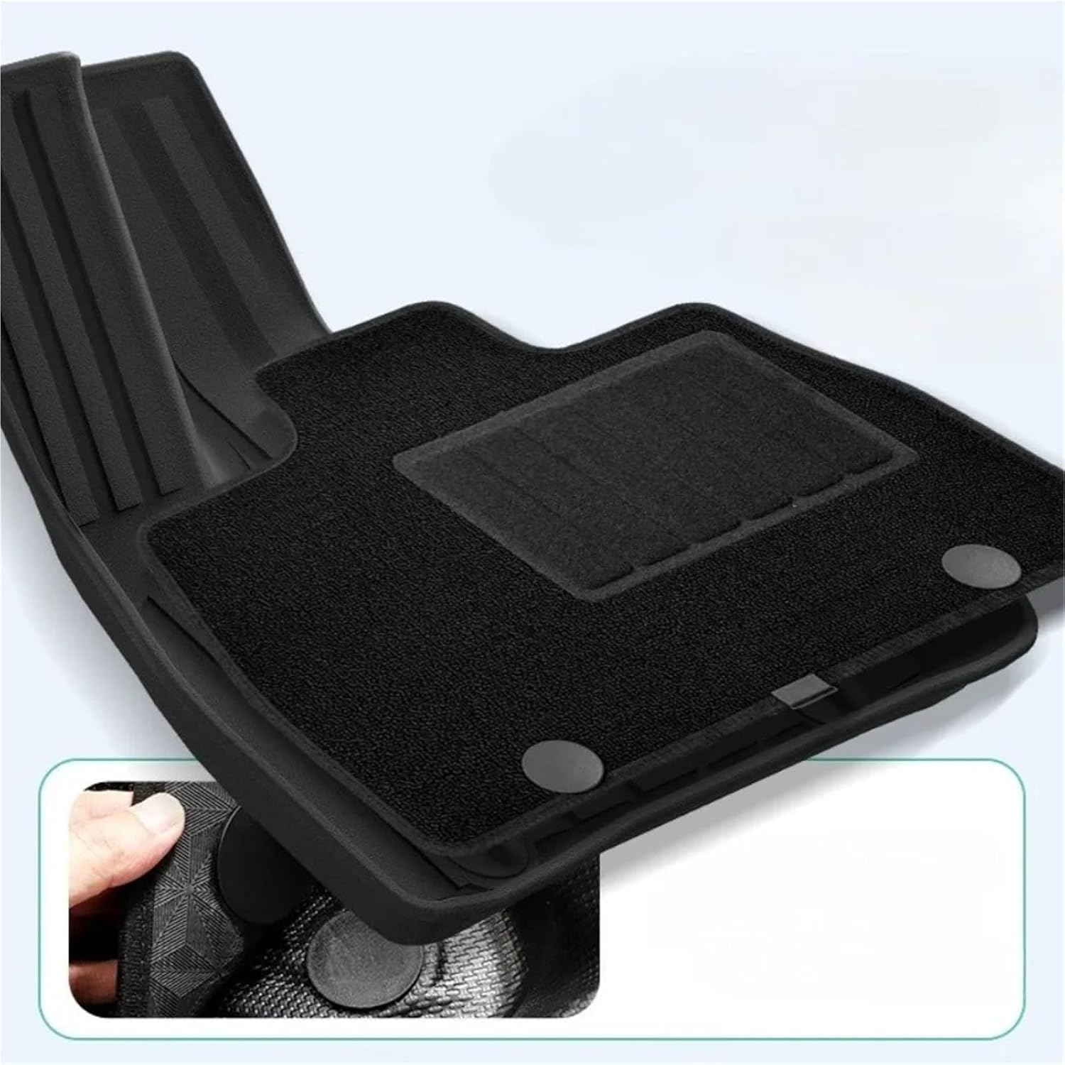 for Fangchengbao Titanium 7 Car Floor Mat Trunk Mats TPE & Cargo Liner All Weather(Set 4PCS)