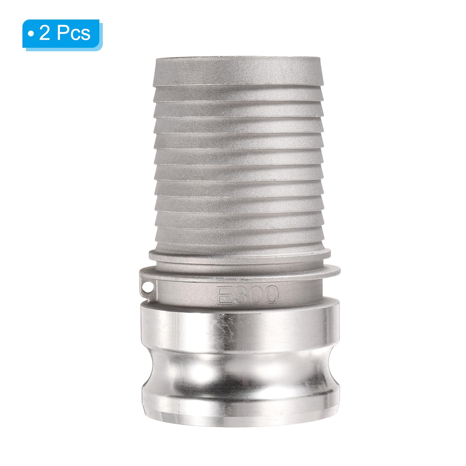 PATIKIL Paquete de 2 accesorios de bloqueo de leva de aluminio, adaptador macho x rosca NPT hembra, acoplamiento de desconexión rápida, accesorio de manguera de bloqueo de leva, resistente a la