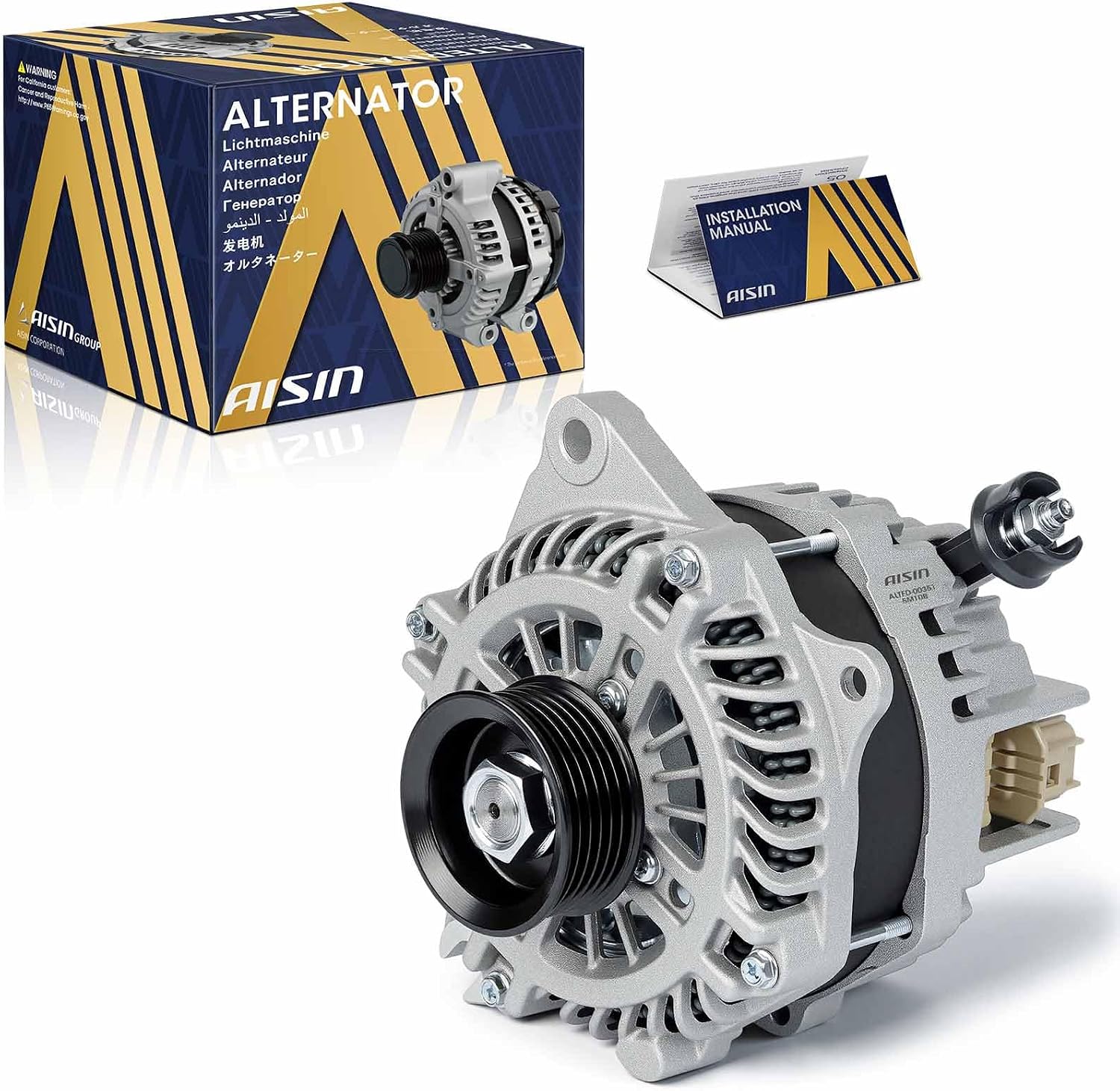 AISIN Aftermarket Alternator ALTFD-00351 (175A)