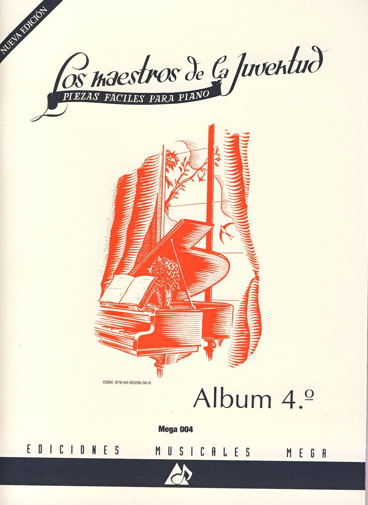 Mega music Album para piano Volumen 4 Maestros de la juventud-nueva edición