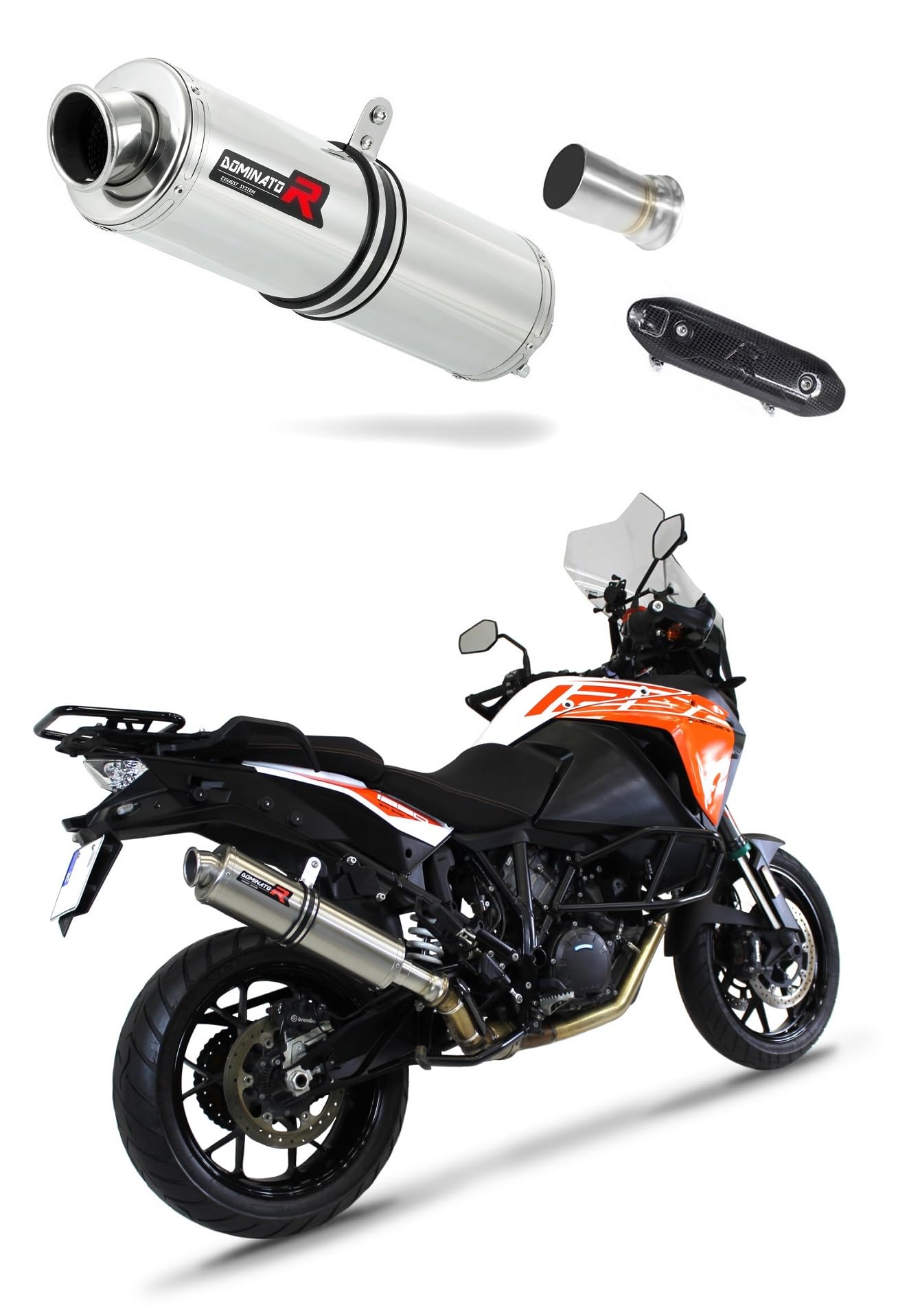 DOMINATOR Silenciador Escape ST compatible con 1290 SUPER Adventure 2015-2020