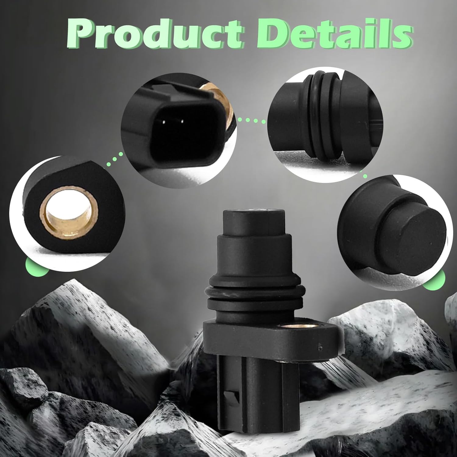 Engine Cam Camshaft Position Sensor L4 2.0L Compatible with Honda for Acura CRV Fit ILX NSX Accord TLX 13 14 15 16 17 18 19 20 Replaces 375105A2A01 CSS1969 PC978 SU14944