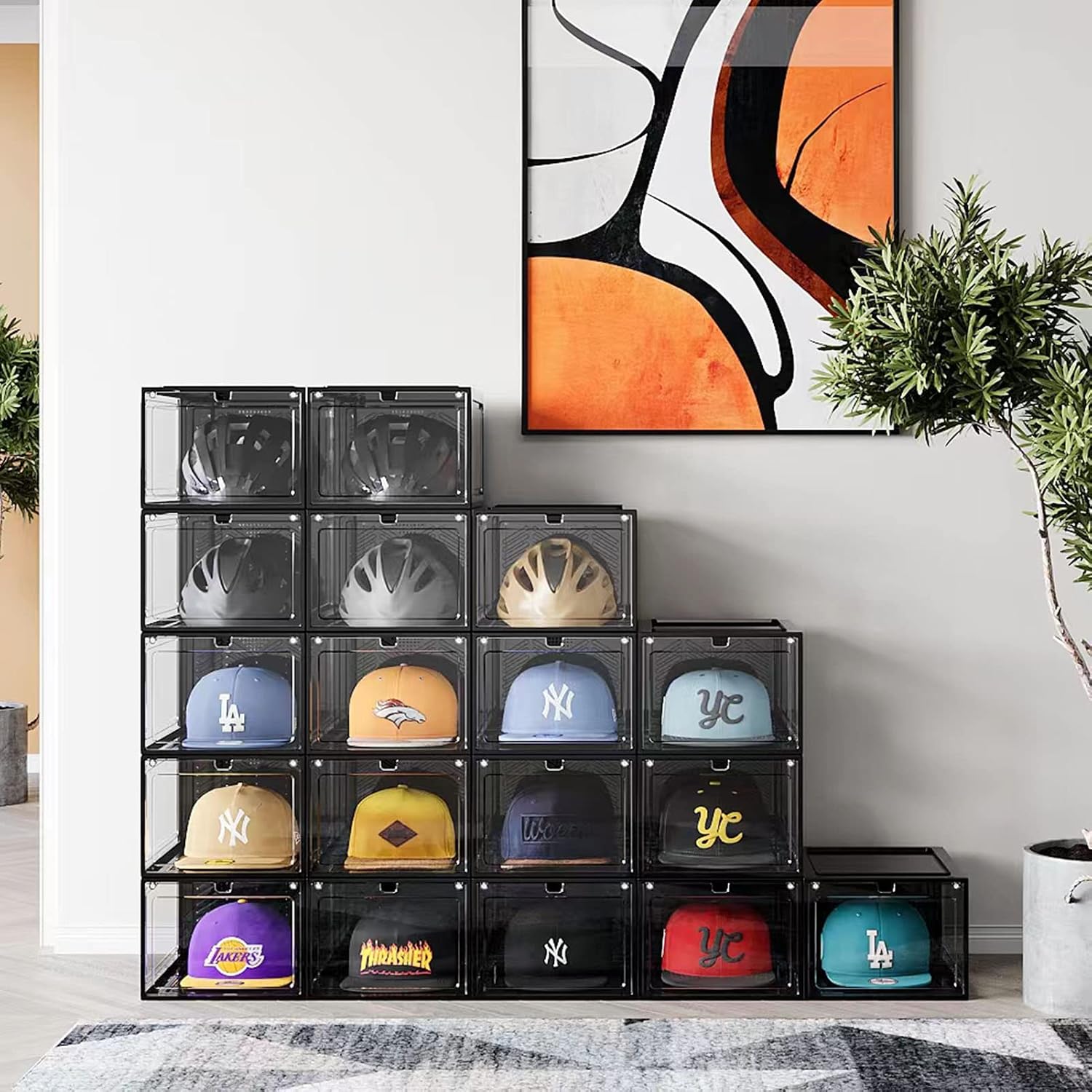Buy Hat Organizer Box for Baseball Caps 