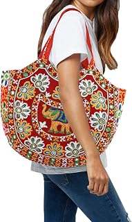 Kuber Industries Peacock Design Polyester Handcrafted Embroidery Women s Shoulder Bag, Maroon (CTKTC4361) Price In India