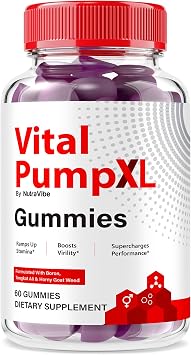 Vital Pump XL Testo Gummies, Official Vital Pump XL for Men, Testo Gummies for Performance, Stamina, and Energy, Premium VitalPump Gomitas Review 60 Gummies