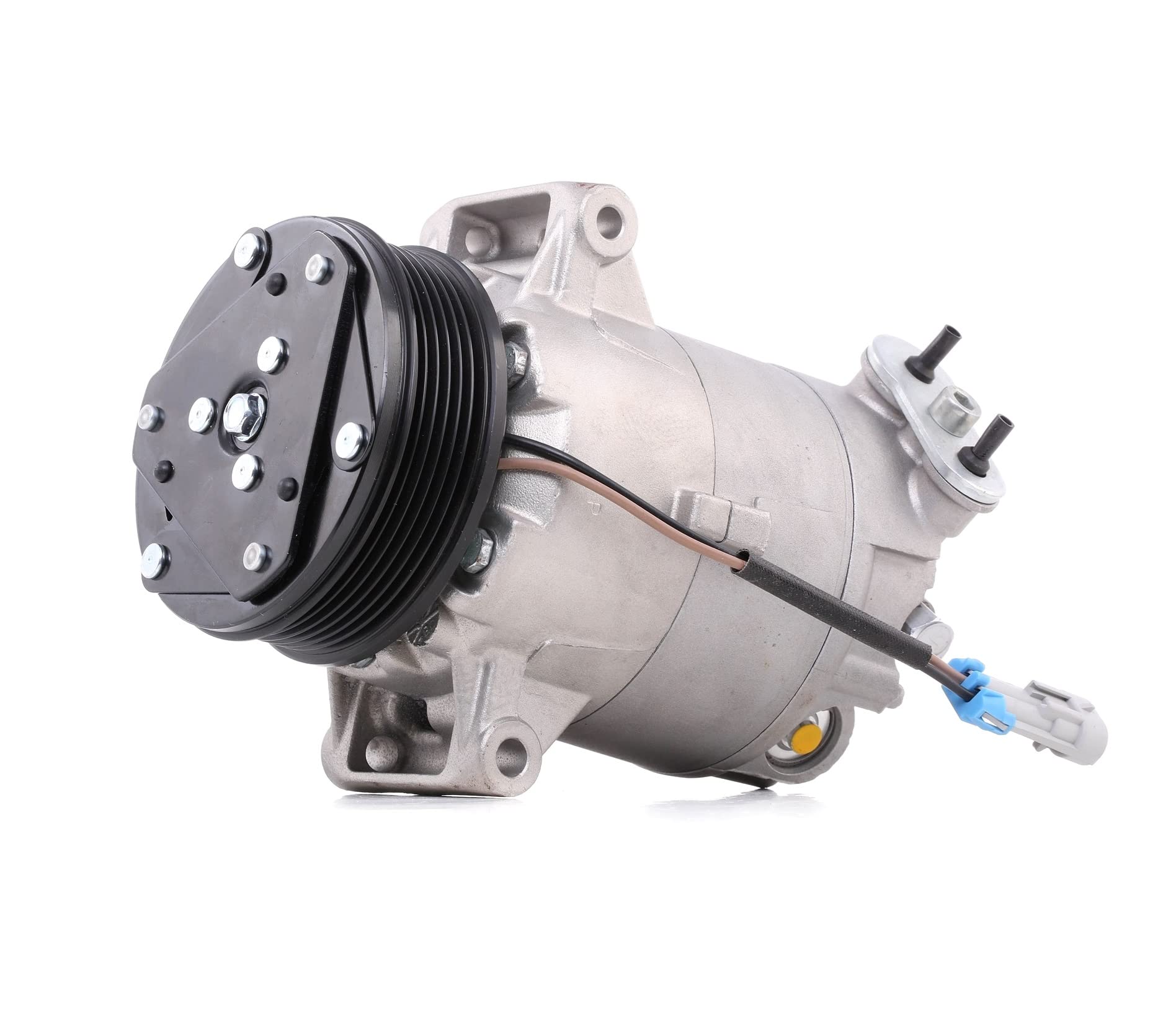 RIDEX 447K0107 Compresor aire acondicionado con aceite de compresor PAG con acoplamiento magnético sin diodo Compatible con OPEL Zafira B A05