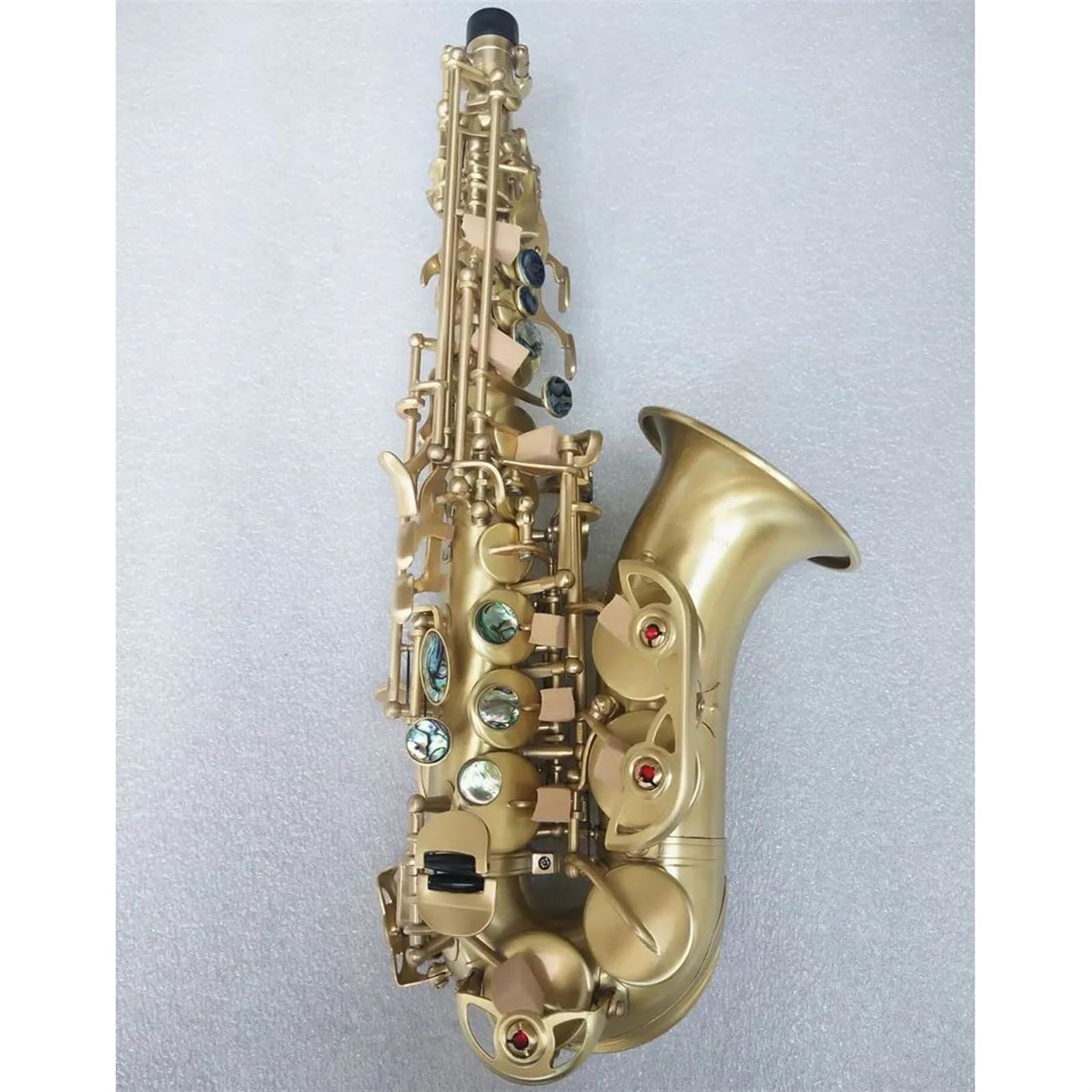 Saksofon Zabytkowy Instrument Saksofon Sopranowy Mosiężny Profesjonalny Ustnik