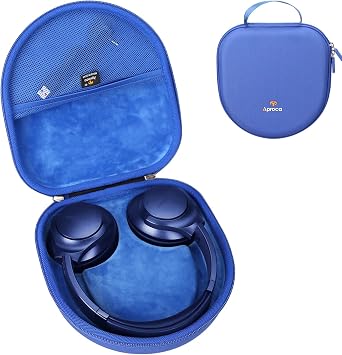 Aproca Blue Hard Storage Travel Case, Fit for Soundcore Anker Life Q20 / Anker Q20i Hybrid Active Noise Cancelling Headphones