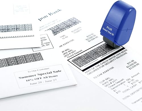Miniatura 3 de Guard Your ID Identity Protection Stamp Roller, azul, IS-520CM