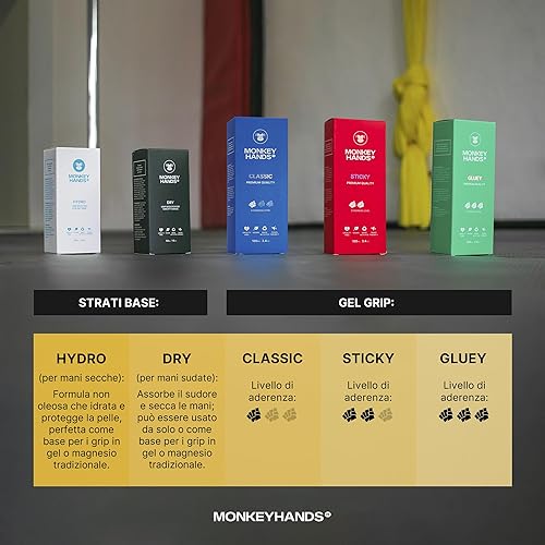 Miniatura 8 de MONKEY HANDS Gel de Agarre MonkeyHands para Pole Dance, Calisthenics, Anillas, Parkour, Gimnasia, Pádel, Tenis y Más - Alto Rendimiento - Amigo