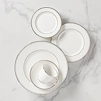 Vista 7 de Lenox Creamer Federal Platino, Blanco