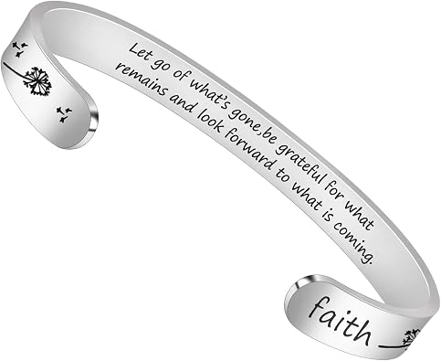 Btysun Bracelets for Women Mothers Day Bracelet Gifts from Daughter Inspirational Gifts for Women Graduation Gifts for Her Motivational Birthday Cuff Bangle Friendship Personalized Mantra Jewelry...