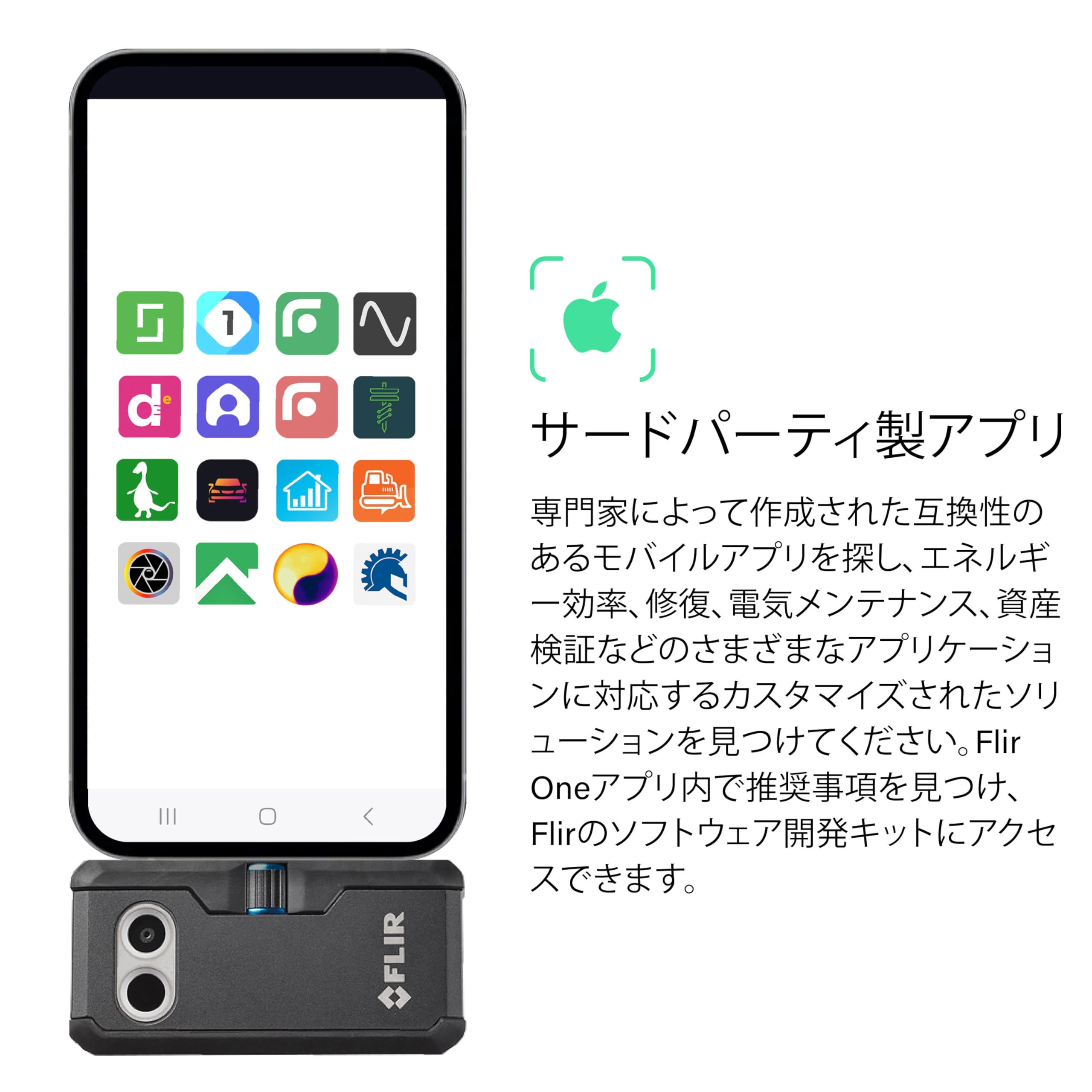 Amazon.co.jp: Flir One Pro サーモグラフィカメラ iPhone USB-C