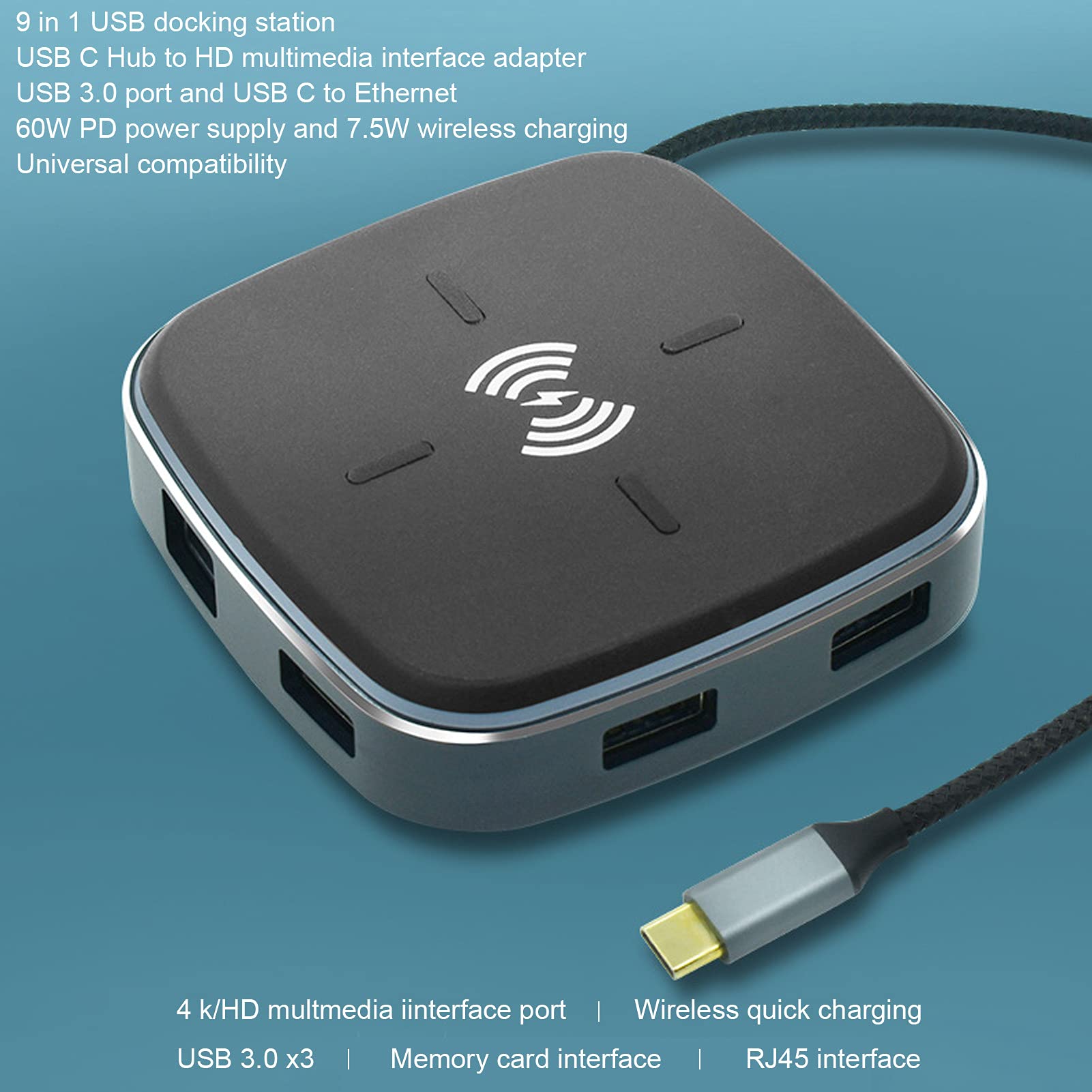 Amazon.co.jp: タイプC拡張ドック、多機能USB3.0ドッキング