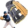 Baseball Glove, Softball Protective Mitt, Leather Outfield Softball Gloves for Youth Adults, Ball Sports Practice Mitts