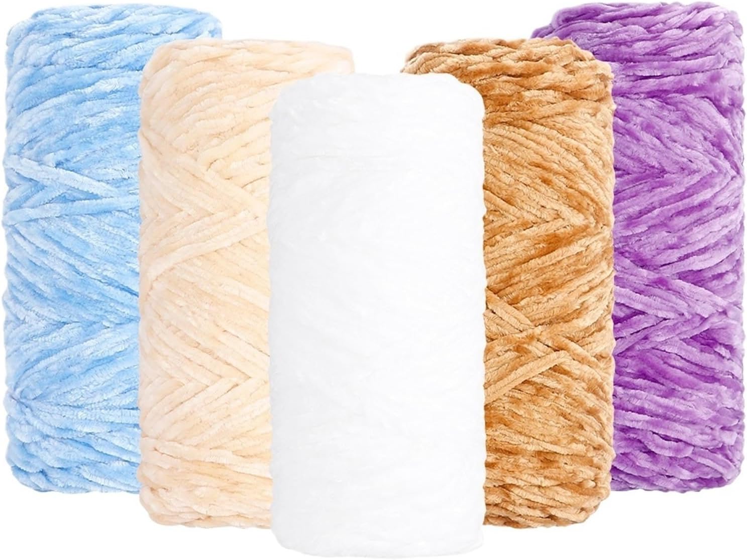 5Pcs 95g/3.35oz for Soft Throw and Blankets, Crocheting & Knitting DIY Crafts and Projects(N6-5Pcs-1Set)
