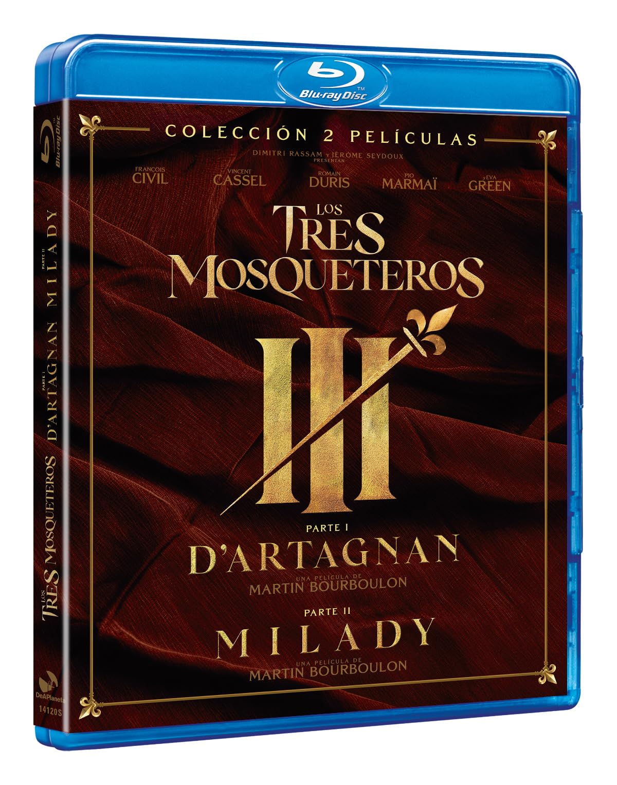 Los Tres Mosqueteros Pack 1-2 BD en alta definición para coleccionistas