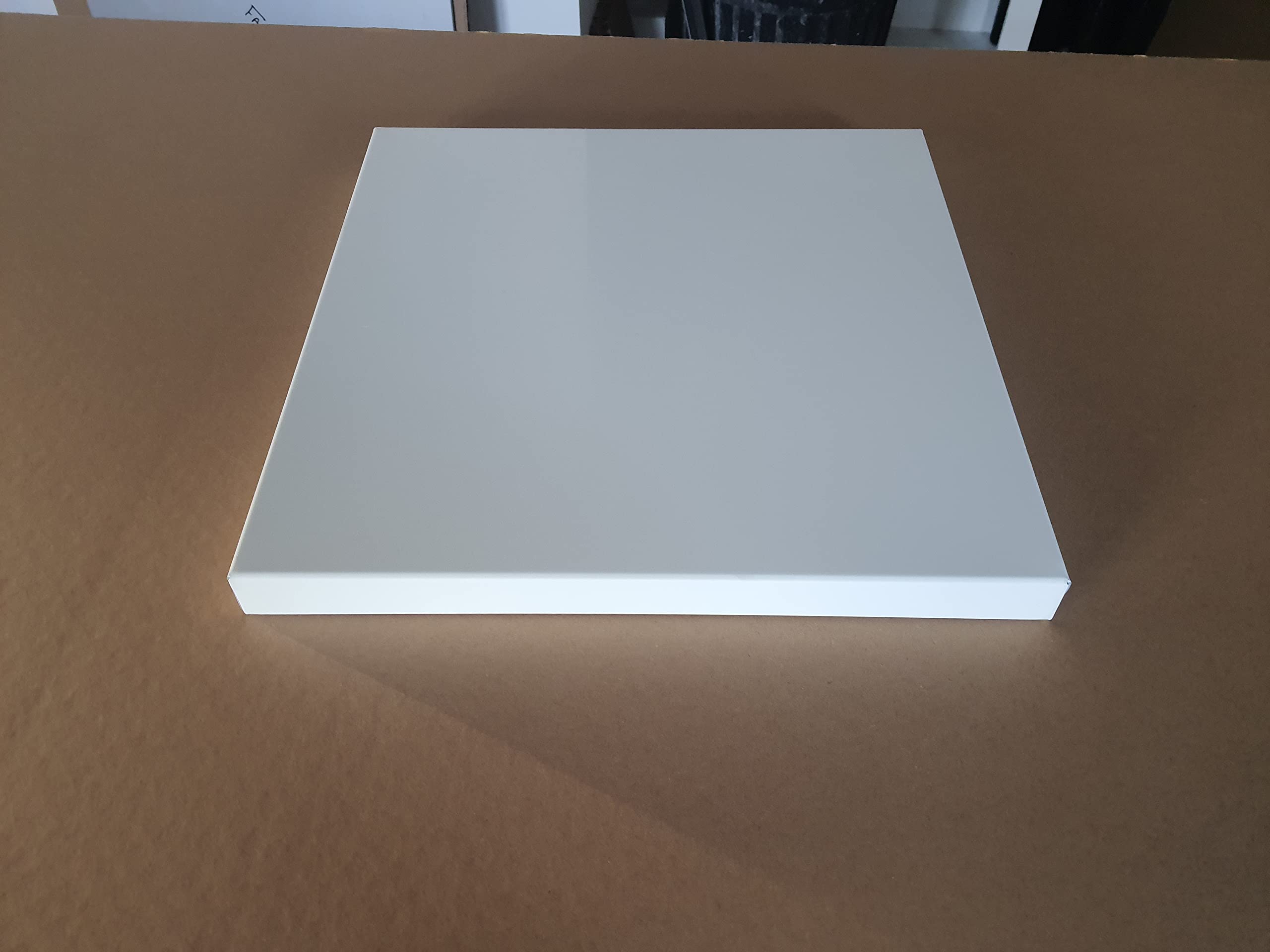 Chapeau de pilier alu protecteur blanc RAL 9010 anti-infiltration pour muret 35x35