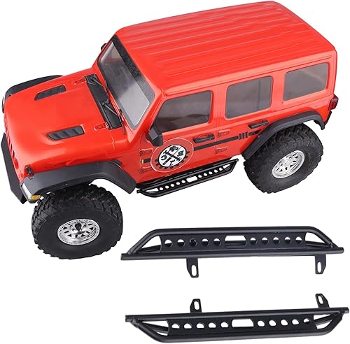 Miniatura 5 de Hobbypark Metal pedal lateral paso estribos placa para 110 escala RC Crawler coche axial SCX10 III AXI03007 Hop-ups actualización piezas