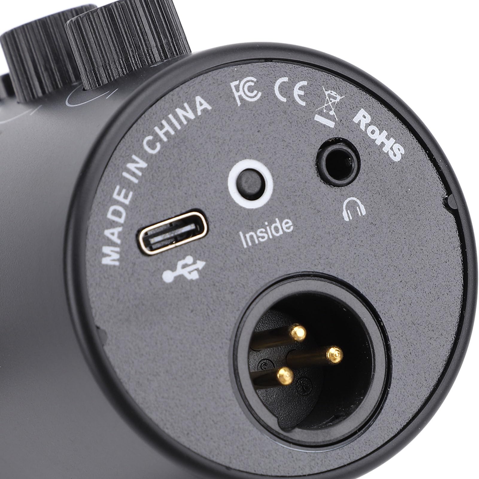 SIXRUN Microfono per Registrazione Dal, Microfono per Podcast USB in Metallo con Silenziamento Rapido, Campionamento a 192 KHz per Giocatori e Podcaster