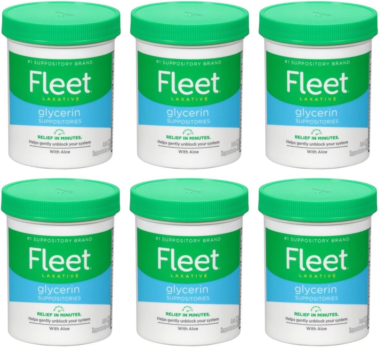 Special pack of 6 GLYCERIN SUPPORT ADULT FLEET 50 per pack