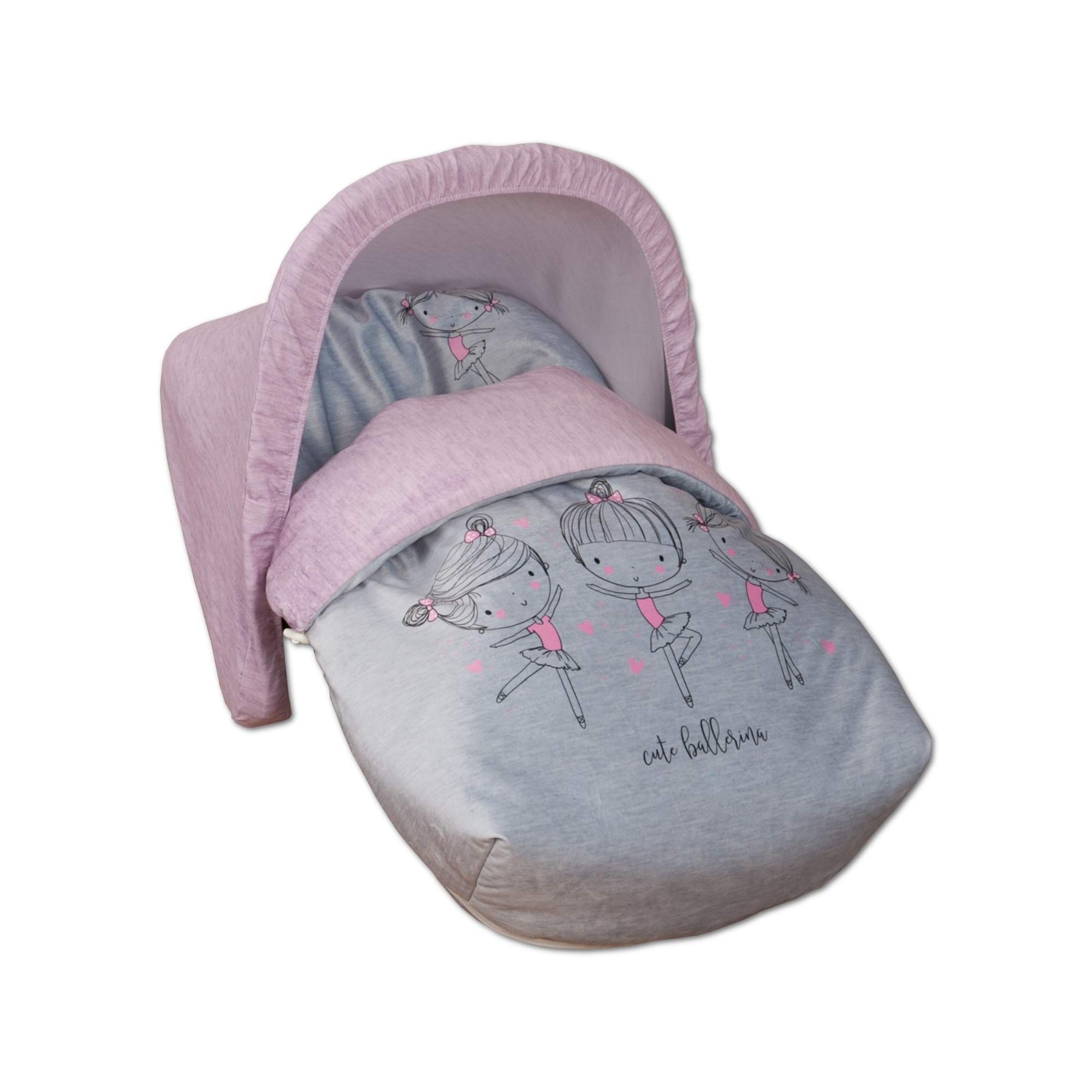 Saco Portabebé Universal Interestacional + Capota de Regalo!! Últimas unidades!!! (Ballerina)