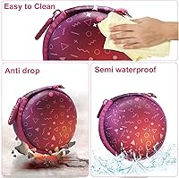 Vista 5 de Funda LTGEM Compatible con Tamagotchi Pix/Tamagotchi Original/Tamagotchi Nano x/Tamagotchi Hello Kitty/Tamagotchi Uni, Funda Protectora de Morado