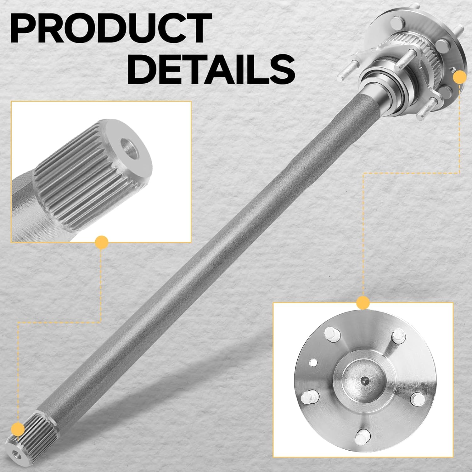 Rear Axle Shaft Fit For Jeep Wrangler Rubicon JL Dana 44 2018-2024 Left Drive Side # 68401893AA