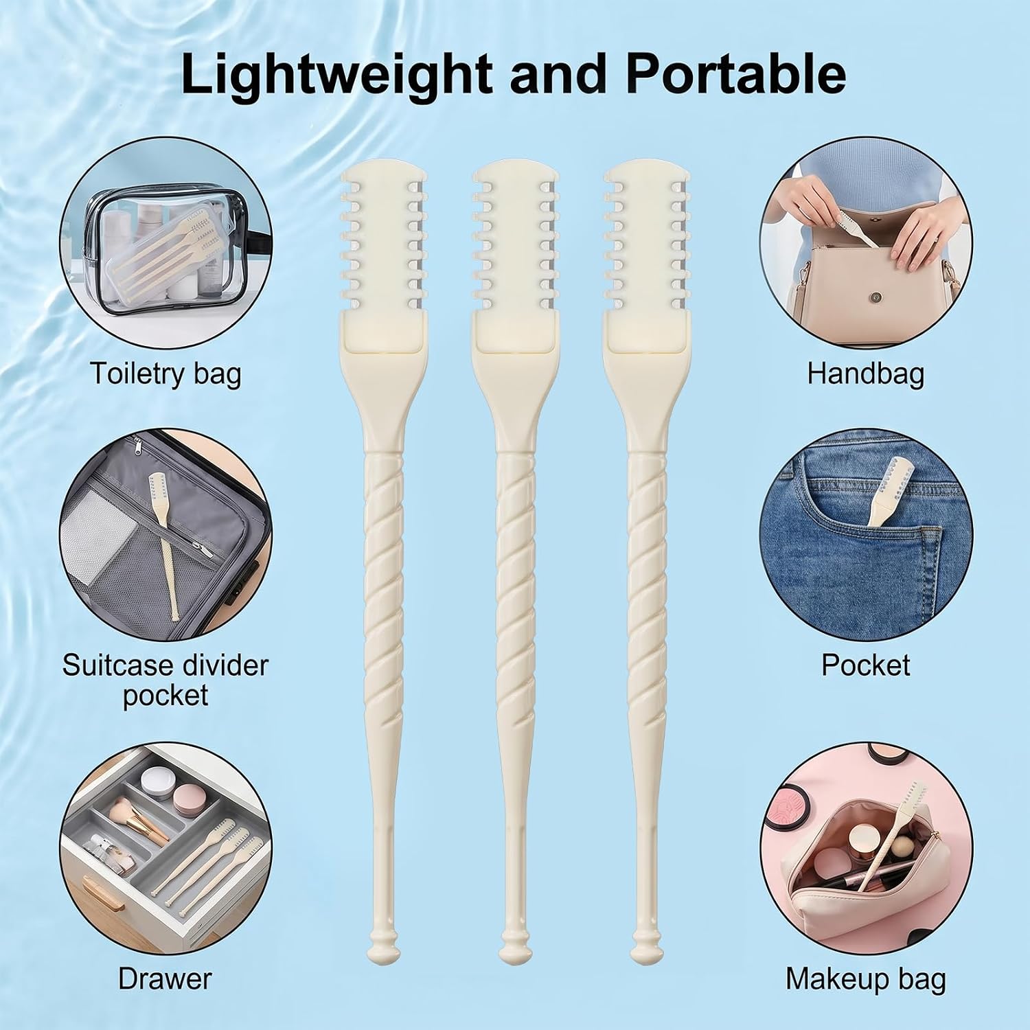 20Pcs Nasal Hair Cutter Manual Nose Hair Trimmer Nasal Hairs Razor