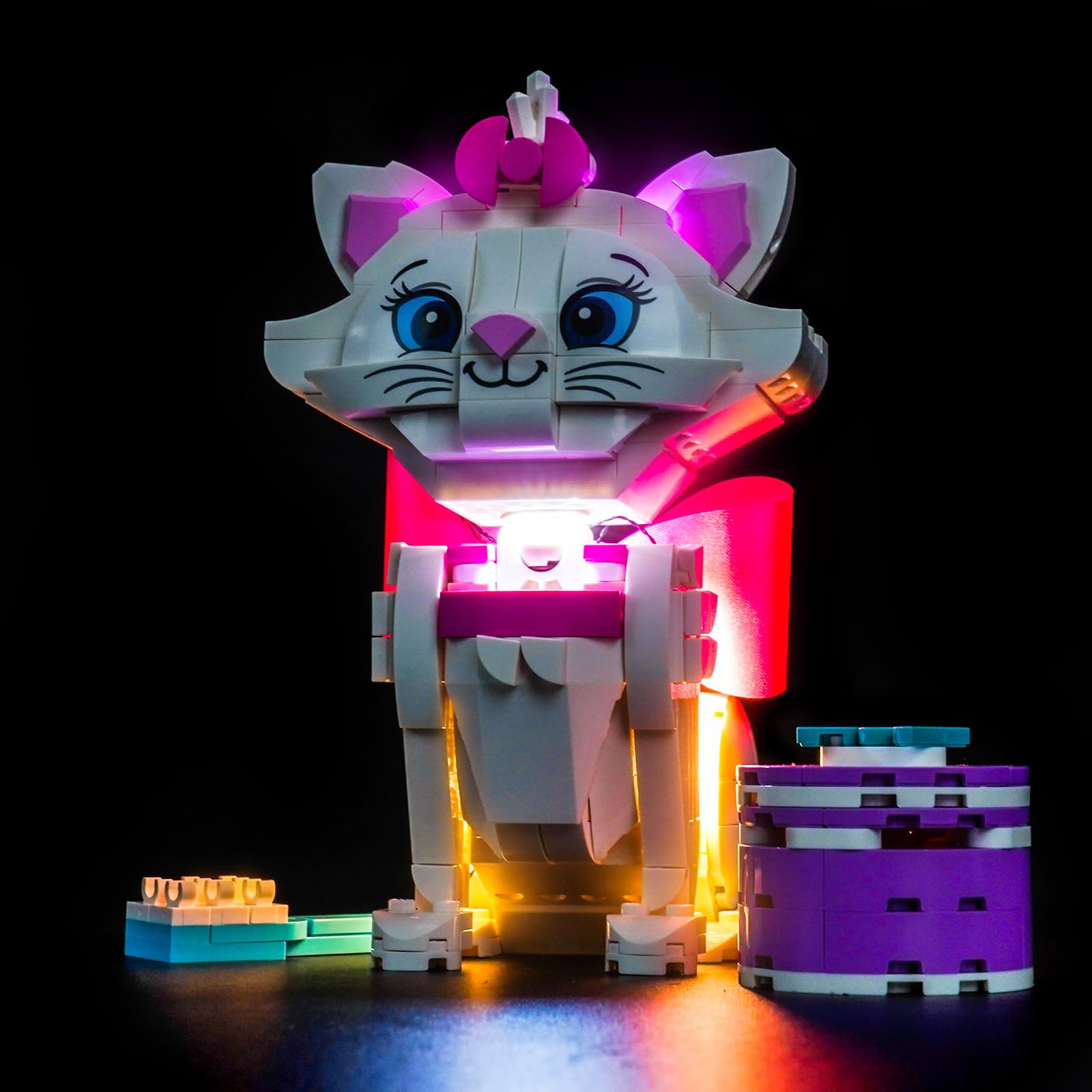 Led Licht Set Kompatibel mit Lego 43286 The Aristocats Adorable Marie (Kein Modell), Dekorationsbeleuchtungsset Compatible with Lego The Aristocats Adorable Marie Bausteinen Modell
