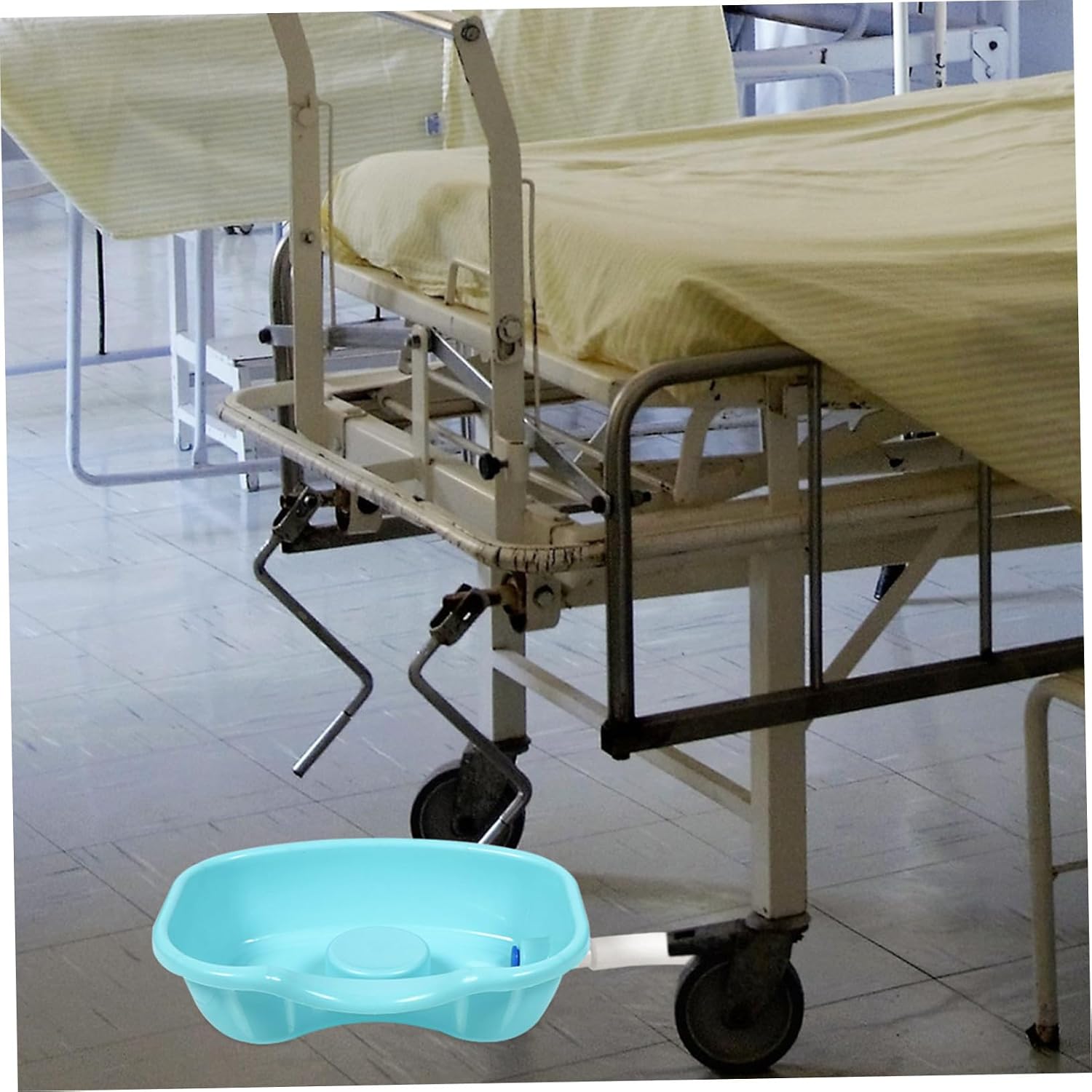 COLLBATH Portable Ergonomic Shampoo Basin for Bedridden Elderly Disabled Pregnant Women and Neck-Contoured Hair Washing Tray for Home Care and Post-Surgery Hygiene