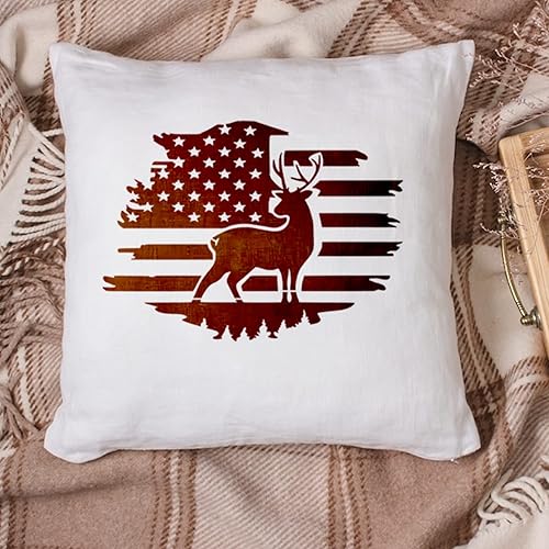 Miniatura 9 de 12 plantillas de bandera estadounidense para pintar Unión 50 estrellas 1776 Militar We The People Plantilla para bandera patriótica de leña para