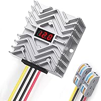 Vista 9 de Estabilizador de voltaje para automóvil, regulador de voltaje resistente de 12 V, 4 A, 48 W, protector de sobretensiones para batería de automóvil