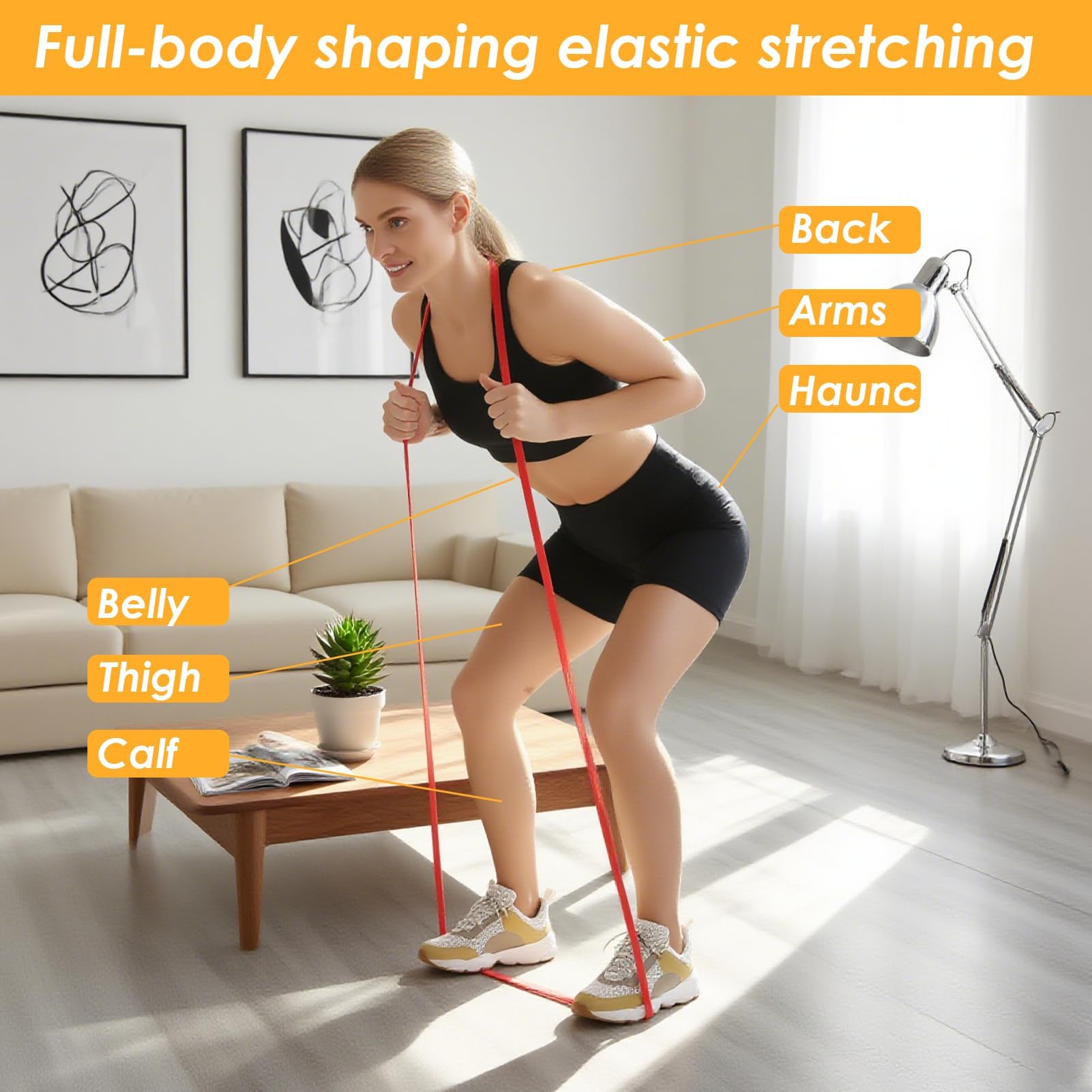 2 PCS Musculation, 5-15lb & 15-35lb Ensemble pour Entraînement Pilates, Yoga, Stretching, Rééducation Physique et Élastique Musculation Traction