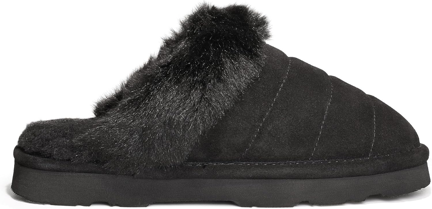 BEARPAW Women's Loki Style Quilted Slippers - 3053W Jordyn - Cozy Indoor/Outdoor House Shoe - Image 6