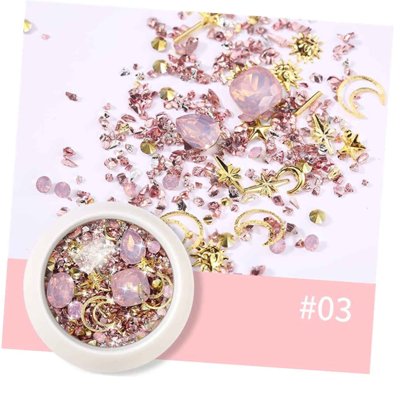 18 Set Accessori per Nail Art Decorazioni Diy per Unghie Forniture Manicure per Donne e Ragazze Materiali Leggeri e Resistenti per Unghie e Professionali