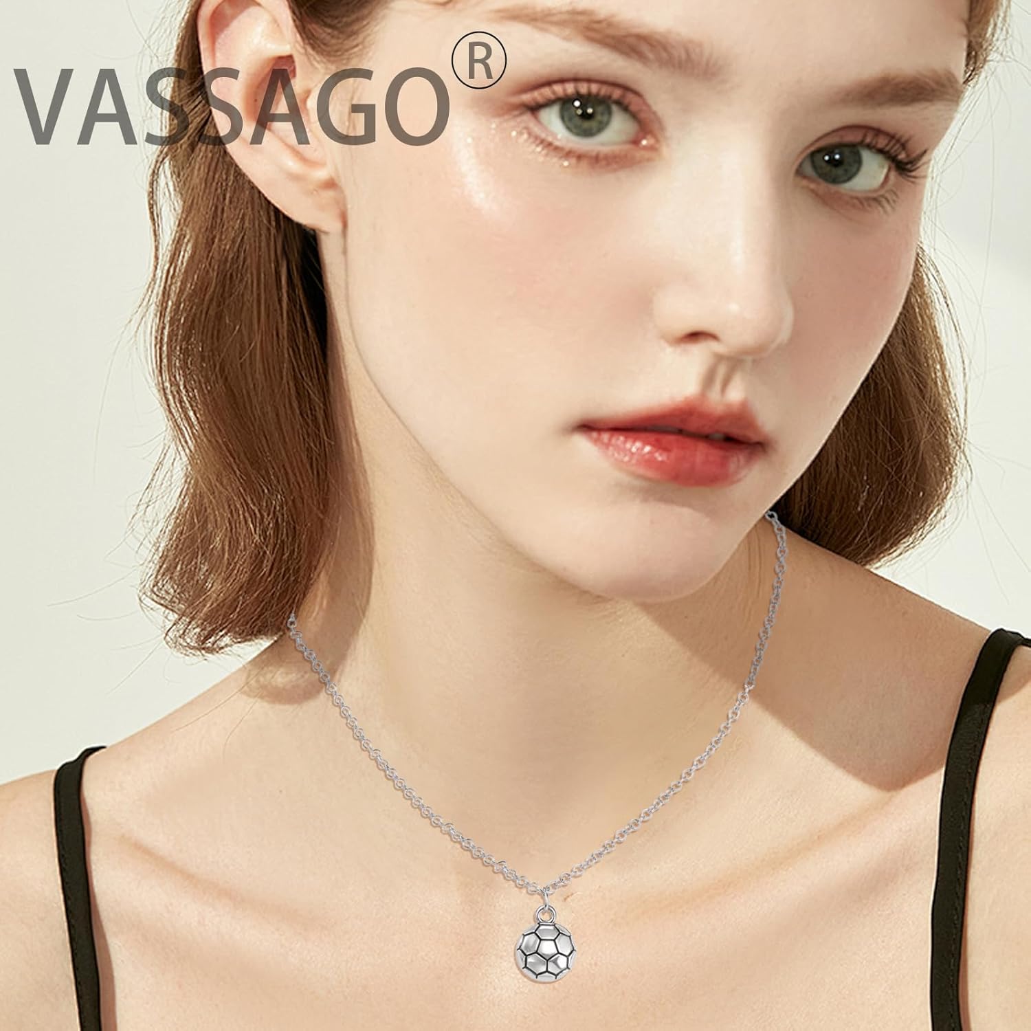 VASSAGO Football Bracelet Soccer Lucky Charm Bracelet For Women Sport