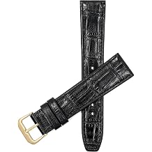 Slim Leather Watch Band Replacement Strap, Embossed Pattern, 6-20mm, Reg/XL
