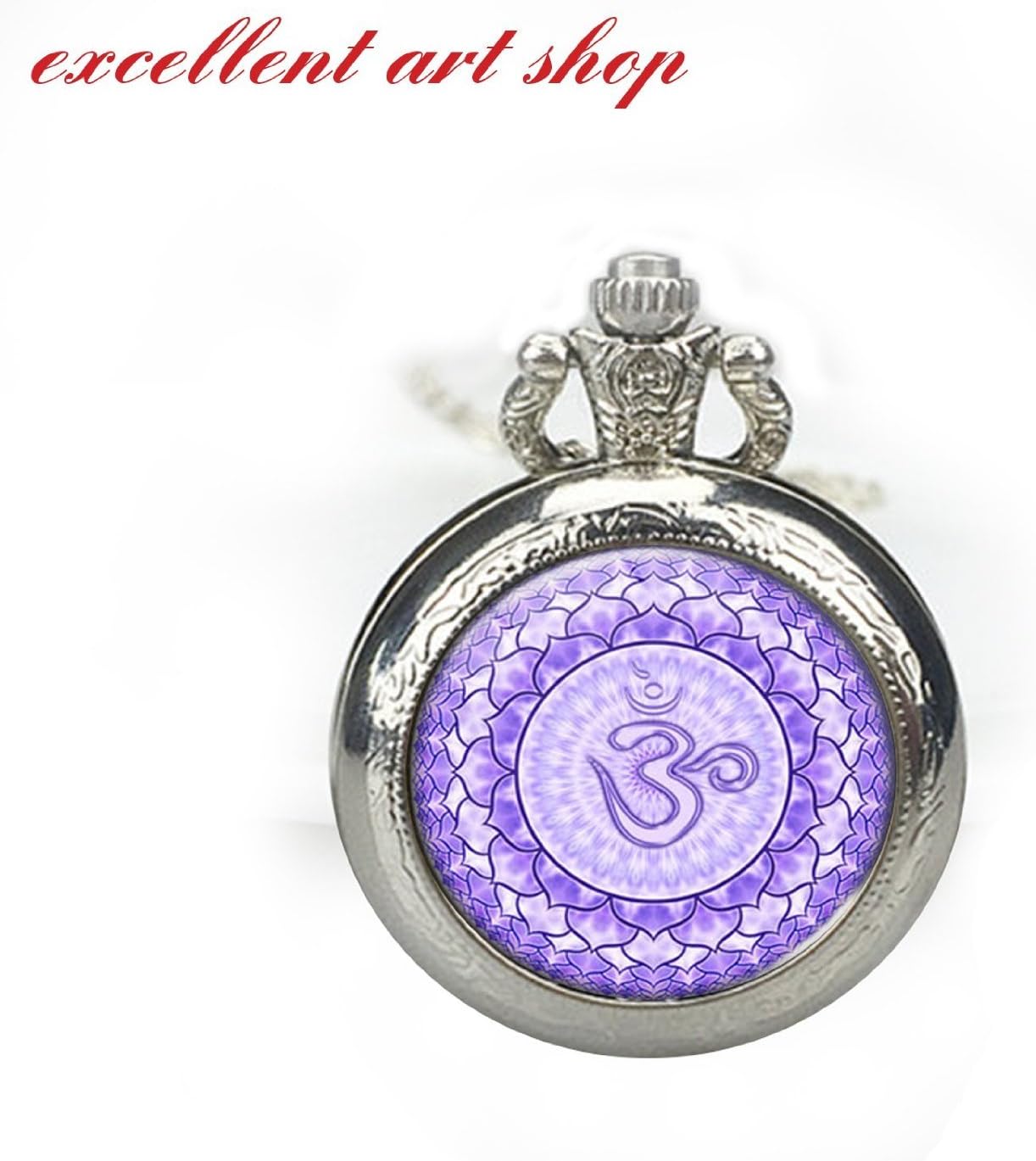 Spiritual Pocket Watch Flower Mandala Pocket Watch Sacred