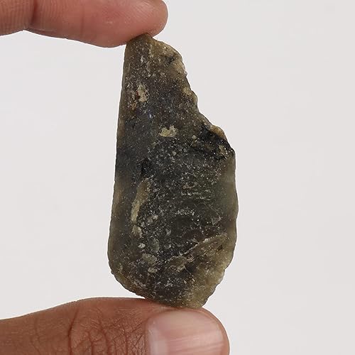 Miniatura 3 de GEMHUB Piedra preciosa natural de Labradorita en bruto de 72.8 quilates, piedra de fabricación de joyas hecha a mano, piedra preciosa bruta