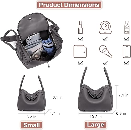 Miniatura 4 de POPSEWING Kit de bolsa de bricolaje LD Bolsas de lujo para mujer, regalos únicos para novia, kit romántico de bolsa de hombro de cuero, bolsa