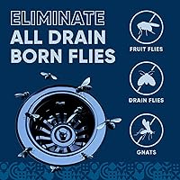Vista 4 de Fruit Fly Drain Treatment Drain Fly Eliminator All-Natural, Eliminates Gnats, Sewer Flies and More - Works in All Drains - 1 Gallon
