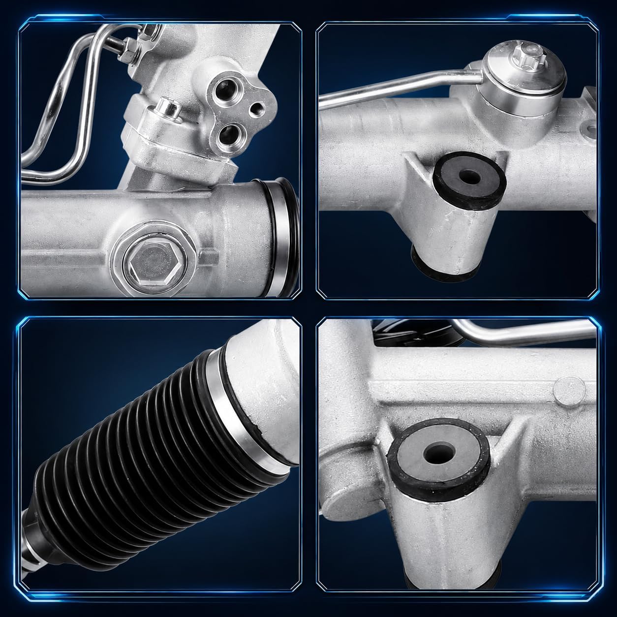 Hydraulic Power Steering Rack and Pinion FIT 2007-2012 Mercedes-Benz GL320 GL350 GL450 GL550 & FIT 2006-2011 ML320 ML350 ML450 ML500 ML550 ML63 AMG Replace OE# 1644600100 264022